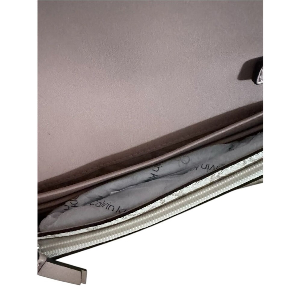 Calvin Klein crossbody bag, specifically identified as a Charlie Flap Crossbody - Picture 3 of 5